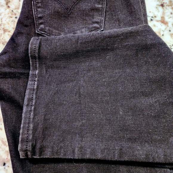 Levi's 314 Shaping Straight Jeans Mid Rise Size 25 - Picture 6 of 9